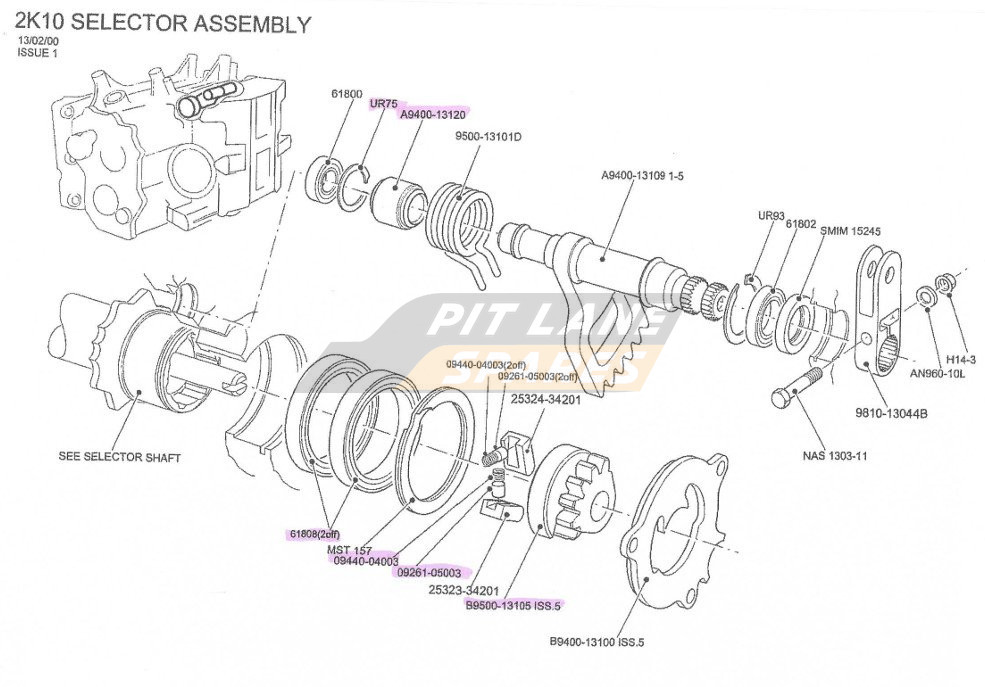SELECTOR ASSY